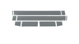 Putco 07-13 GMC Sierra Reg Cab 6.5 Short Box - 6in Wide - 12pcs Black Platinum Rocker Panels thumbnail 2