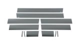 Putco 07-13 GMC Sierra Extended Cab 8ft Long Box - 6in Wide - 12pcs Black Platinum Rocker Panels thumbnail 3