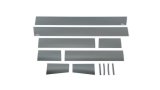 Putco 07-13 GMC Sierra Extended Cab 5.5ft Box - 6in Wide - 12pcs Black Platinum Rocker Panels thumbnail 2