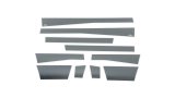 Putco 09-18 Ram 1500 Quad Cab 6.5ft- 5.5in Wide 12pcs w/o Factory Flares Blk Platinum Rocker Panels thumbnail 2
