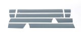 Putco 09-14 Ford F-150 Reg Cab 8ft Long Box - 7in Wide (10pcs) Black Platinum Rocker Panels thumbnail 1