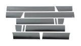Putco 09-14 Ford F-150 Super Crew 6.5 Short Box - 7in Wide (12pcs) Black Platinum Rocker Panels thumbnail 1