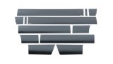 Putco 09-14 Ford F-150 Super Crew Cab 5.5 Box - 7in Wide (12pcs) Black Platinum Rocker Panels thumbnail 1