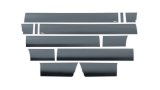 Putco 09-14 Ford F-150 Super Crew Cab 5.5 Box - 7in Wide (12pcs) Black Platinum Rocker Panels thumbnail 2