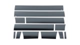 Putco 09-14 Ford F-150 Super Crew 5.5 (w/ Flares) 7in Wide - (12pcs) Black Platinum Rocker Panels thumbnail 2