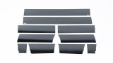 Putco 09-14 Ford F-150 Super Cab 6.5 (w/o Factory Fender Flares) Blk Platinum Rocker Panels - 10pcs thumbnail 1