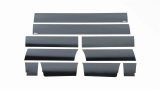 Putco 09-14 Ford F-150 Super Cab 6.5 (w/o Factory Fender Flares) Blk Platinum Rocker Panels - 10pcs thumbnail 2