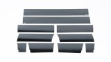 Putco 09-14 Ford F-150 Super Cab 6.5 (w/o Factory Fender Flares) Blk Platinum Rocker Panels - 10pcs thumbnail 3
