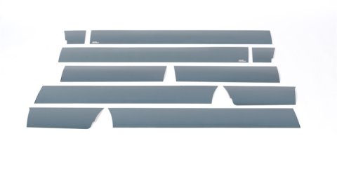 Putco 09-14 Ford F-150 Super Cab 8ft Long Box - 7in Wide (10pcs) Black Platinum Rocker Panels thumbnail 2