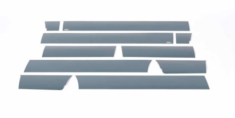 Putco 09-14 Ford F-150 Super Cab 8ft Long Box - 7in Wide (10pcs) Black Platinum Rocker Panels thumbnail 3