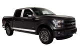 Putco 15-20 Ford F-150 Reg Cab 6.5ft - (4.25in Tall -10pcs) Black Platinum Rocker Panels thumbnail 1