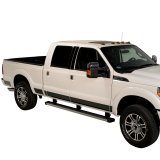 Putco 11-16 Ford SuperDuty - Crew Cab 6.5ft - (12pcs - 6.25in Wide) Black Platinum Rocker Panels thumbnail 2