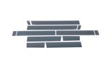 Putco 11-16 Ford SuperDuty - Crew Cab 8ft (12pcs - 6.25in Wide) Black Platinum Rocker Panels thumbnail 2