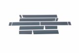 Putco 11-16 Ford SuperDuty - Crew Cab 8ft (12pcs - 6.25in Wide) Black Platinum Rocker Panels thumbnail 4