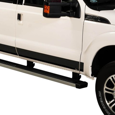 Putco 17-20 Ford SuperDuty Super Crew 6.5ft Box - 12pcs - 4.25in Wide Black Platinum Rocker Panels thumbnail 2