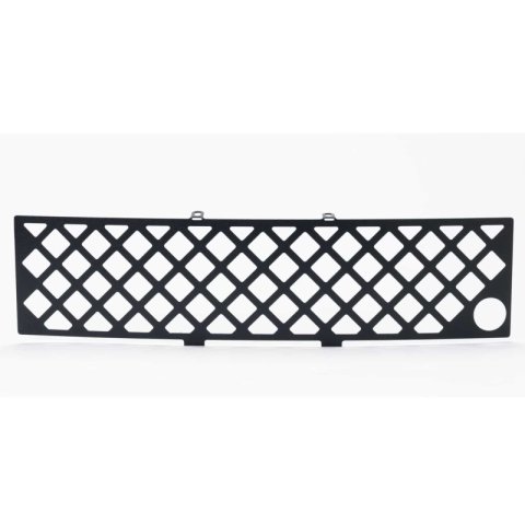 Putco 11-14 Ford F-150 - EcoBoost Bumper Grille Inserts - SS Black Diamond w/ Heater Plug Opening thumbnail 3
