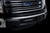 Putco 11-14 Ford F-150 - EcoBoost Bumper Grille Insert - Black SS Diamond w/ 10in Luminix Light Bar thumbnail 2