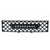 Putco 11-14 Ford F-150 - EcoBoost Bumper Grille Insert - Black SS Diamond w/ 10in Luminix Light Bar thumbnail 4