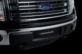 Putco 11-14 Ford F-150 - EcoBoost Bumper Grille Insert - Black SS Diamond w/ 10in Luminix Light Bar thumbnail 6