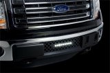 Putco 11-14 Ford F-150 - EcoBoost Bumper Grille Insert - Black SS Diamond w/ 10in Luminix Light Bar thumbnail 9