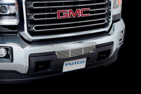 Putco 15-19 GMC Sierra HD - Stainless Steel - Bar Design Bumper Grille Bumper Grille Inserts thumbnail 1