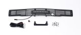 Putco 15-17 Ford F-150 Bumper Grille Insert- SS Blk Bar Design w/Heater Plug & 10in Luminix Lightbar thumbnail 1