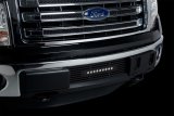 Putco 11-14 Ford F-150 - EcoBoost Bumper Grille Inserts - Black SS Bar and 10in Luminix Light Bar thumbnail 7