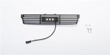 Putco 15-19 GMC Sierra HD Black Bar Design Bumper Grille Insert w/ Flush 6in Luminix Light Bar thumbnail 2