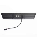 Putco 15-19 GMC Sierra HD Black Bar Design Bumper Grille Insert w/ Flush 6in Luminix Light Bar thumbnail 3