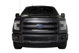 Putco 15-17 Ford F-150 - Stainless Steel Black Punch Design Bumper Grille Inserts thumbnail 2