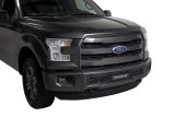 Putco 15-17 Ford F-150 - SS Black Punch Design w/ 10in Luminix Light bar Bumper Grille Inserts thumbnail 1