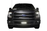 Putco 15-17 Ford F-150 - SS Black Punch Design w/ 10in Luminix Light bar Bumper Grille Inserts thumbnail 3