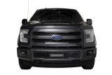 Putco 15-17 Ford F-150 - SS Black Punch Design w/ 10in Luminix Light bar Bumper Grille Inserts thumbnail 4