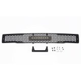 Putco 15-17 Ford F-150 - SS Black Punch Design w/ 10in Luminix Light bar Bumper Grille Inserts thumbnail 6