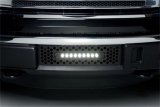 Putco 11-14 Ford F-150 EcoBoost SS Black Punch Bumper Grille Insert w/ 10in Luminix Light Bar thumbnail 9