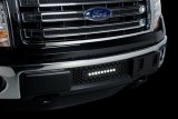 Putco 11-14 Ford F-150 - EcoBoost Bumper Grille Inserts - Black SS Punch w/ 10in Luminix Light Bar thumbnail 1