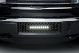 Putco 11-14 Ford F-150 - EcoBoost Bumper Grille Inserts - Black SS Punch w/ 10in Luminix Light Bar thumbnail 2
