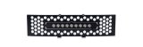 Putco 11-14 Ford F-150 - EcoBoost Bumper Grille Inserts - Black SS Punch w/ 10in Luminix Light Bar thumbnail 4