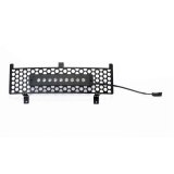Putco 15-19 Chevy Silv HD SS Black Punch Design Bumper Grille Insert w/ Curved Flush 10in Light Bar thumbnail 3