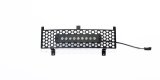 Putco 15-19 Chevy Silv HD SS Black Punch Design Bumper Grille Insert w/ Curved Flush 10in Light Bar thumbnail 4