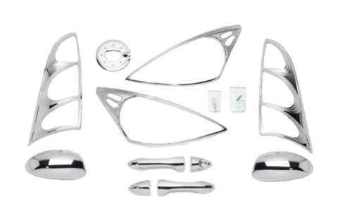 Putco 00-04 Ford Focus (2 Door) DH/MC/TL/HL/FTC Chrome Trim Accessory Kits thumbnail 4