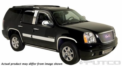 Putco 07-14 GMC Yukon XL w/o Side Molding DH/FTC/HL/MC/RH//TL/WH Chrome Trim Accessory Kits thumbnail 3