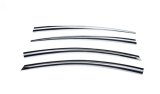 Putco 14-17 Kia Forte Sedan - Tape on Application Element Chrome Window Visors thumbnail 3