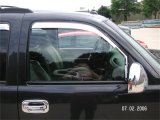 Putco 00-06 Chevrolet Tahoe (Front Only) Element Chrome Window Visors thumbnail 4