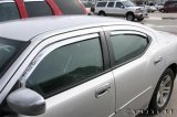 Putco 05-10 Dodge Charger (Front Only) Element Chrome Window Visors thumbnail 2