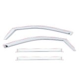 Putco 10-20 RAM 2500/3500 - Quad Cab (Set of 4) Element Chrome Window Visors thumbnail 7