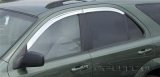 Putco 01-06 Toyota Highlander (Front Only) Element Chrome Window Visors thumbnail 3