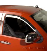 Putco 01-06 Toyota Highlander (Front Only) Element Chrome Window Visors thumbnail 5
