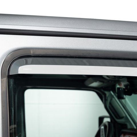 Putco 03-08 Honda Pilot (Set of 4) Element Chrome Window Visors thumbnail 7