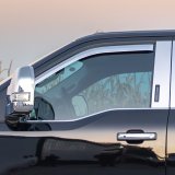 Putco 16-20 Nissan Titan Crew Cab (Set of 2) Front Only Element Chrome Window Visors thumbnail 2